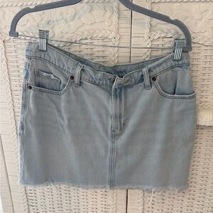 Old Navy Light Blue Denim Mini Skirt